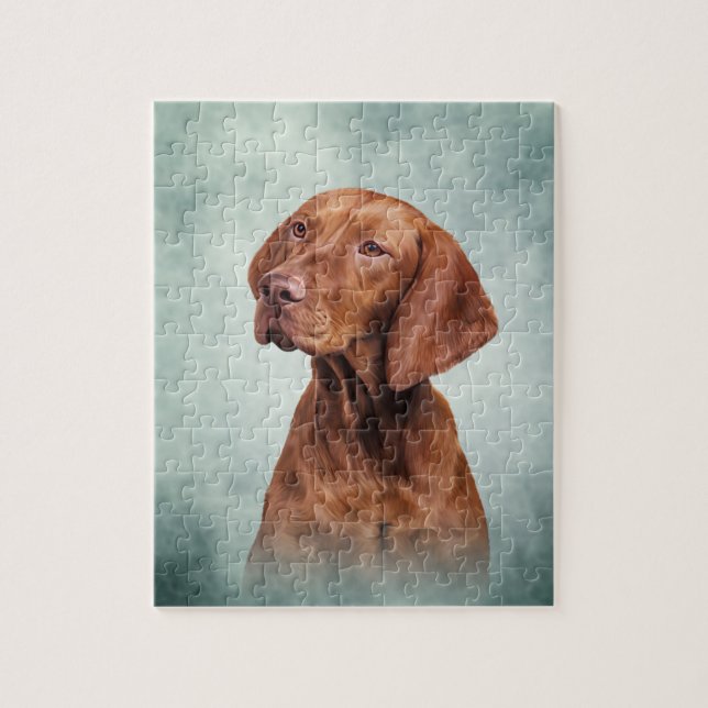 Drawing funny Vizsla Pointer Jigsaw Puzzle (Vertical)