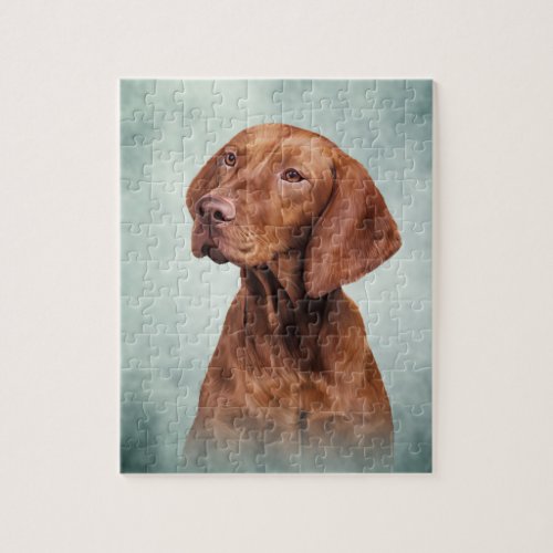 Drawing funny Vizsla Pointer Jigsaw Puzzle