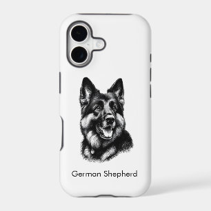 Drawing German Shepherd iPhone 17 Case