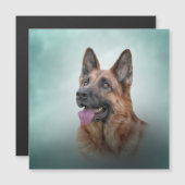 Drawing German Shepherd Dog (Front/Back)