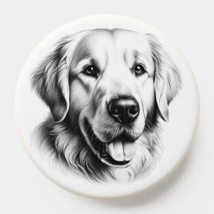 Drawing Golden Retriever PopSocket