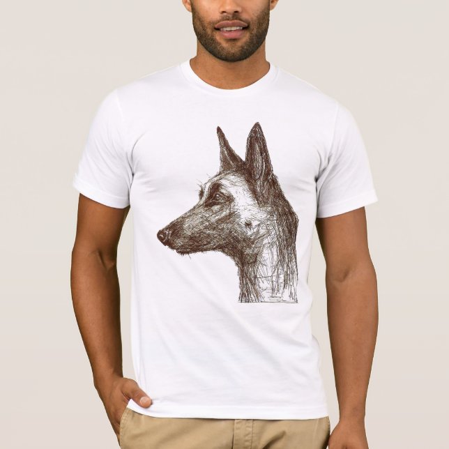 drawing malinois T-Shirt (Front)