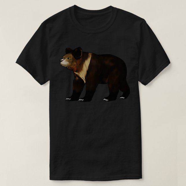 Drawing of a tibetan blue bear T-Shirt (Design Front)