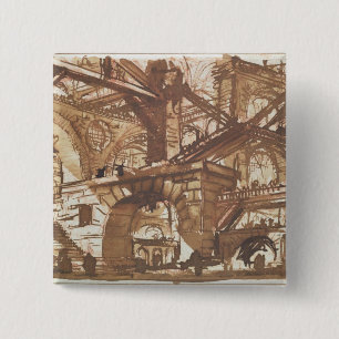 Drawing of an Imaginary Prison Button