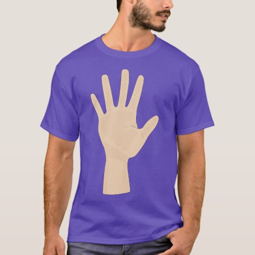 Drawing of an open hand T_Shirt