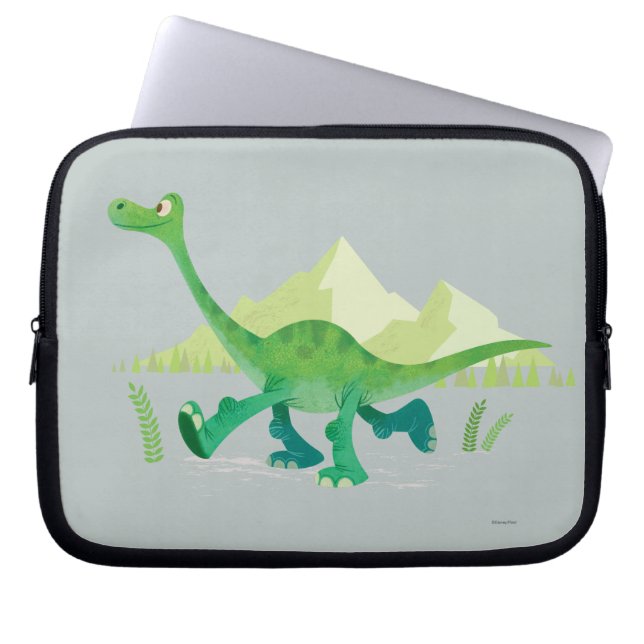 Drawing of Arlo Walking Laptop Sleeve (Front)