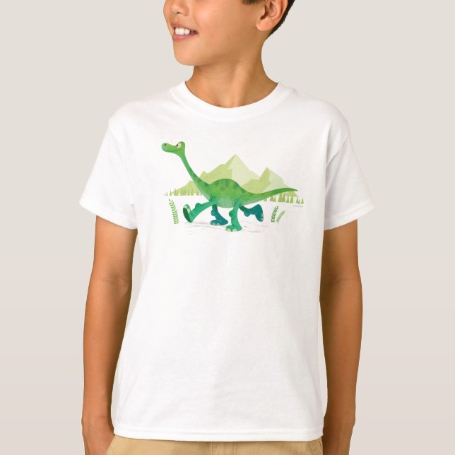 Drawing of Arlo Walking T-Shirt (Front)