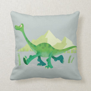 Drawing of Arlo Walking Throw Pillow