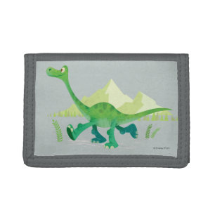 Drawing of Arlo Walking Trifold Wallet