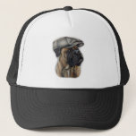 Drawing Of Brown Boxer Dog In Cap Hat at Zazzle