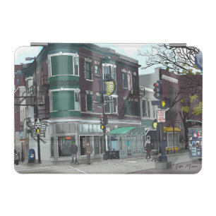 Drawing of Downtown Madison, Wisconsin iPad Mini Cover