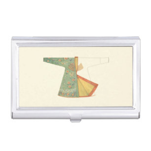 Drawing of Half-Finished Kimono Business Card Case