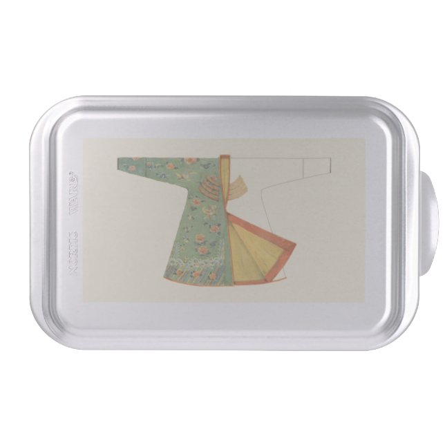 Drawing of Half-Finished Kimono Cake Pan (Front)