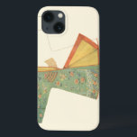 Drawing of Half-Finished Kimono iPhone 13 Case<br><div class="desc">A half-finished kimono is the subject of this painting. Made in a lovely green with an awesome floral pattern,  you almost want to finish it yourself and wear for a special occasion. Purchase this great print today!</div>