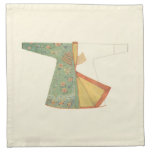 Drawing of Half-Finished Kimono Napkin