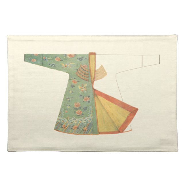 Drawing of Half-Finished Kimono Placemat (Front)