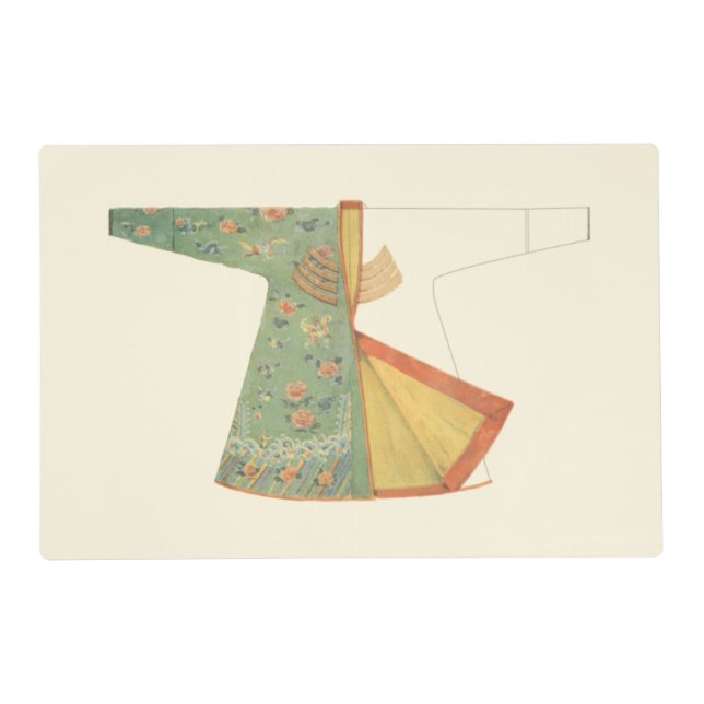 Drawing of Half-Finished Kimono Placemat (Front)