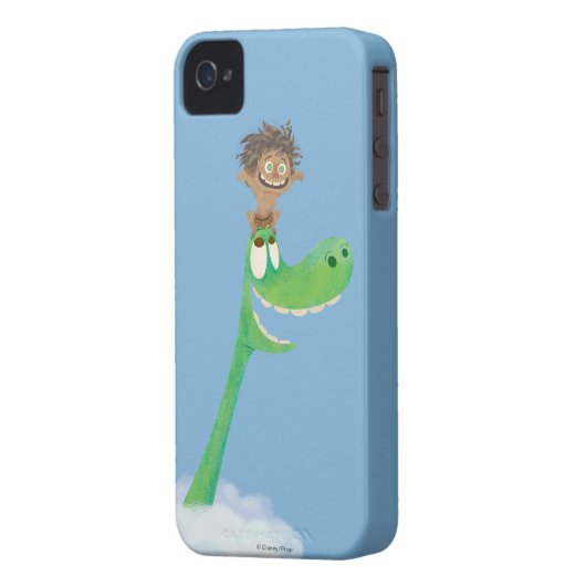 Drawing of Spot And Arlo In Clouds Case-Mate iPhone Case (Back Left)