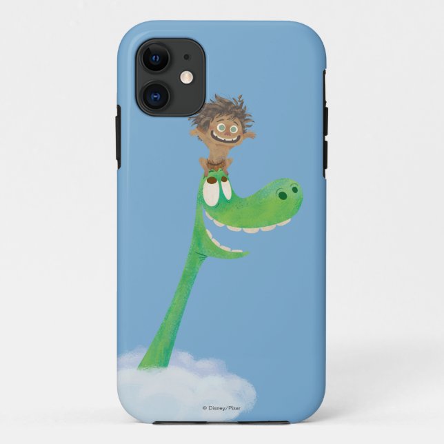 Drawing of Spot And Arlo In Clouds Case-Mate iPhone Case (Back)