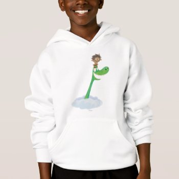 Drawing Of Spot And Arlo In Clouds Hoodie by gooddinosaur at Zazzle