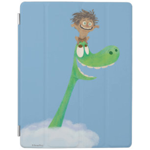 Drawing of Spot And Arlo In Clouds iPad Smart Cover