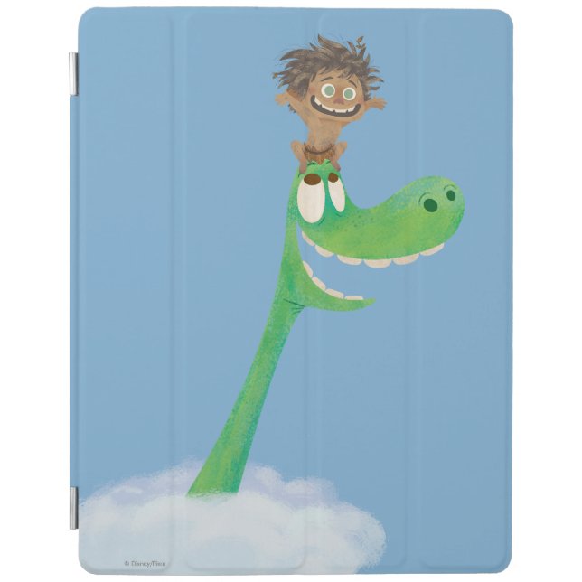 Drawing of Spot And Arlo In Clouds iPad Smart Cover (Front)