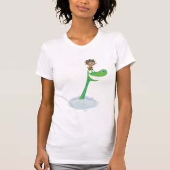 Drawing Of Spot And Arlo In Clouds T-shirt by gooddinosaur at Zazzle
