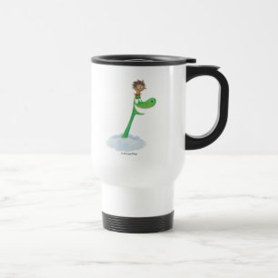 Drawing of Spot And Arlo In Clouds Travel Mug