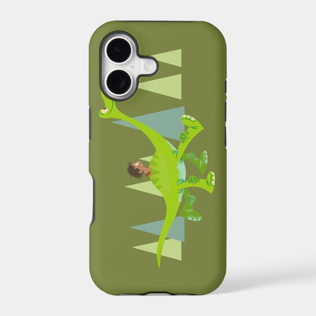 Drawing of Spot Riding Arlo Case-Mate iPhone Case (Back)