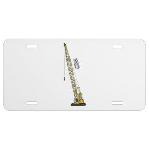 drawing on illustration license plate