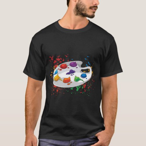 Drawing Painting Art Paint Palette Painter Sketch  T_Shirt