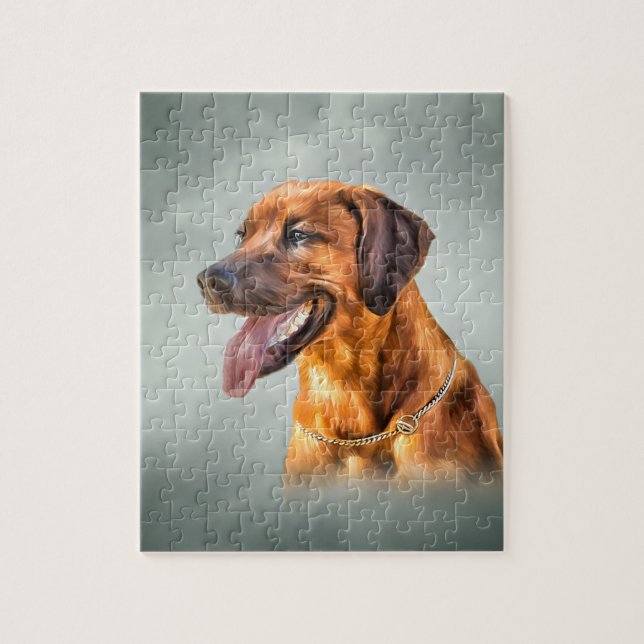 Drawing Rhodesian Ridgeback Jigsaw Puzzle (Vertical)