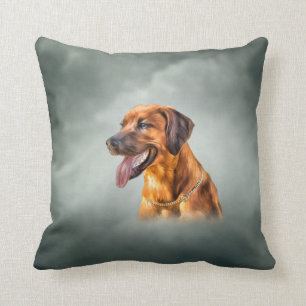 Drawing Rhodesian Ridgeback Throw Pillow