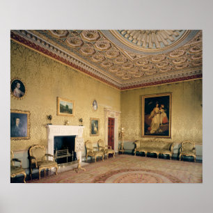Drawing-room by Adam, c.1770-80 Poster