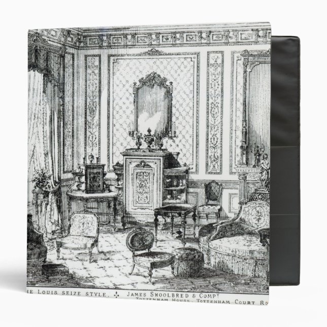 Drawing Room in the Louis Seize Style Binder (Front/Inside)