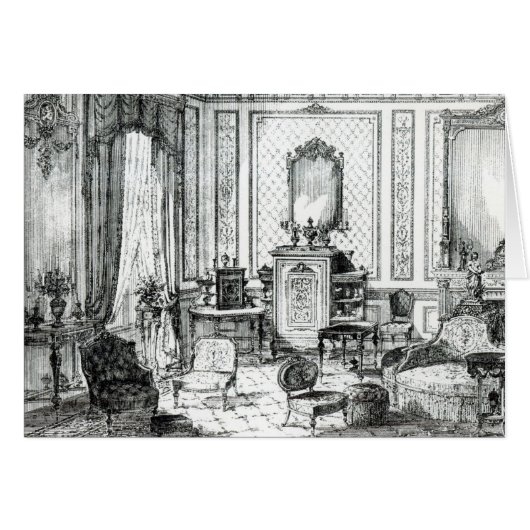 Drawing Room in the Louis Seize Style Cards (Front Horizontal)