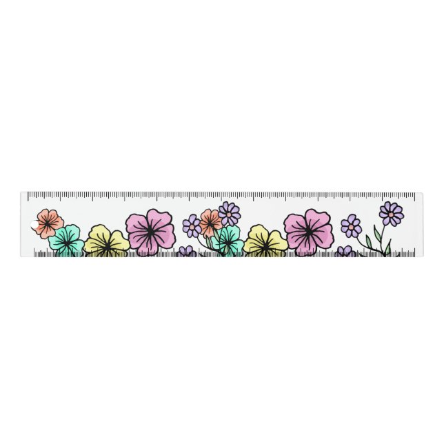 Drawing ruler, cute ruler, back to school, student ruler (Front)