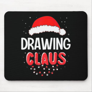 Drawing Santa Claus Christmas Matching Costume  Mouse Pad