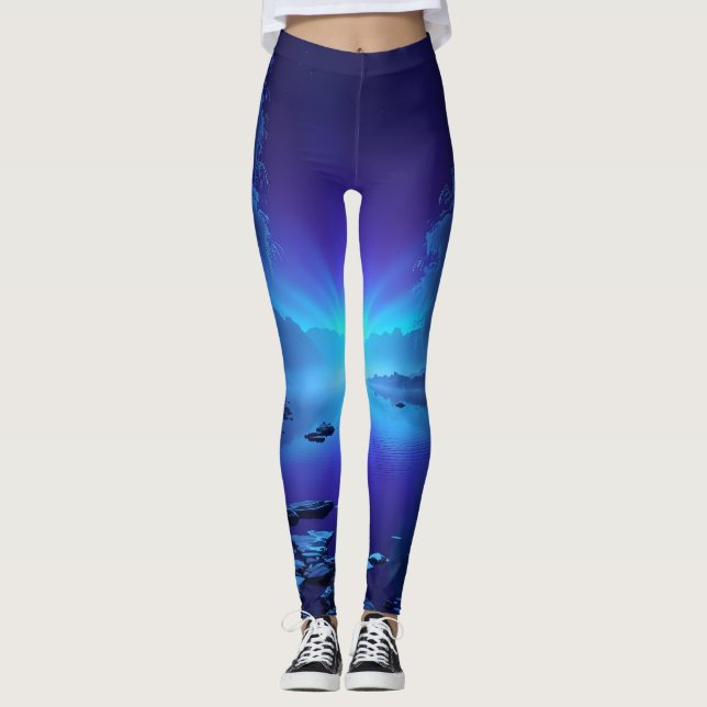 Drawing Strength from the Shadows Leggings Tights (Front)