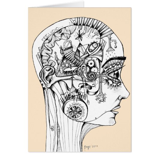 drawing to pencil, original illustration cards (Front)
