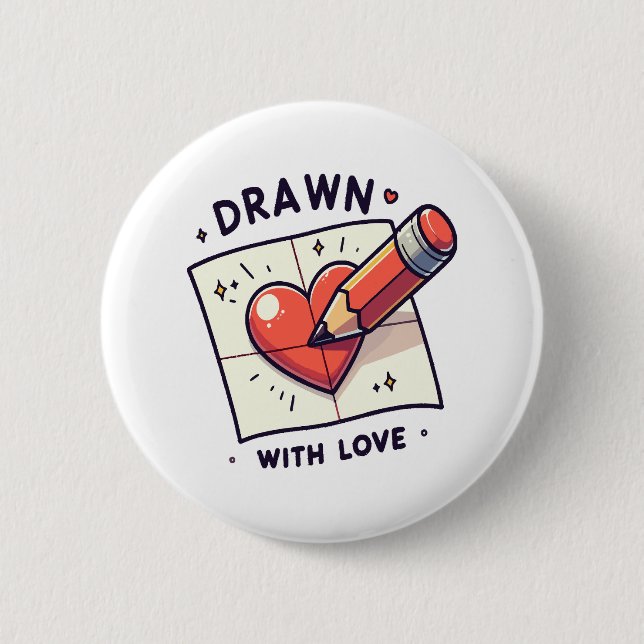 Drawing with love button (Front)