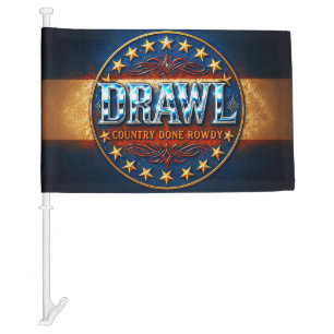Drawl Car Flag