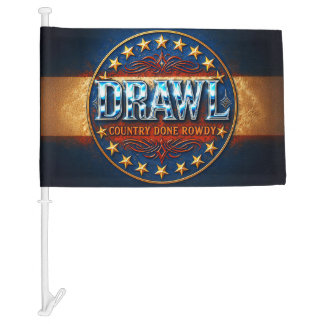 Drawl Car Flag