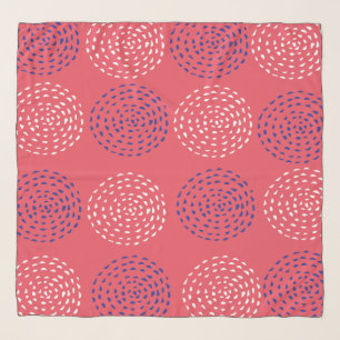 Drawn Circle Pattern Geometric Art Geometric Photo Scarf