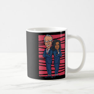 Drawn Joe Biden &amp; Kamala Harris - Biden Harris Coffee Mug