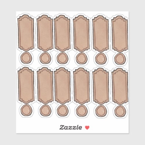 Drawn & Painted Bottle Labels d2 Sheet