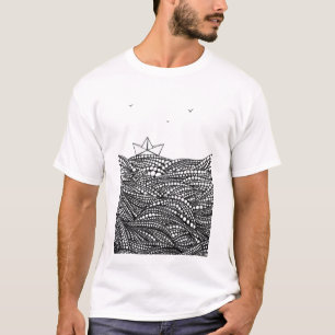 Drawn Paper boat T-Shirt