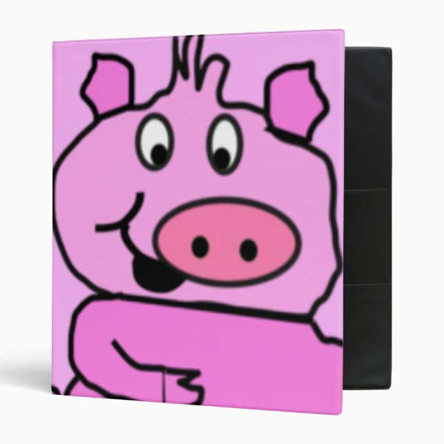 Drawn Pig face Binder (Front/Inside)