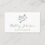 Drawn Vegetables Cart Organic Healthy Nutritionist Business Card