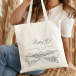Drawn Vineyard Winery Napa Valley Wedding Favor Tote Bag<br><div class="desc">Celebrate your Napa Valley vineyard wedding with this charming wedding favor tote bag, featuring a hand-drawn winery sketch and rustic script. Perfect for welcoming guests to your wine country celebration in Napa, Tuscany, or Provence, this elegant bag is ideal for wedding favors, welcome kits, or bridesmaid gifts. A practical keepsake...</div>